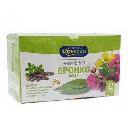 Билков чай - Бронхо, Монарда, 20 филт. пакетчета Билков чай - Бронхо, Монарда, 20 филт. пакетчета